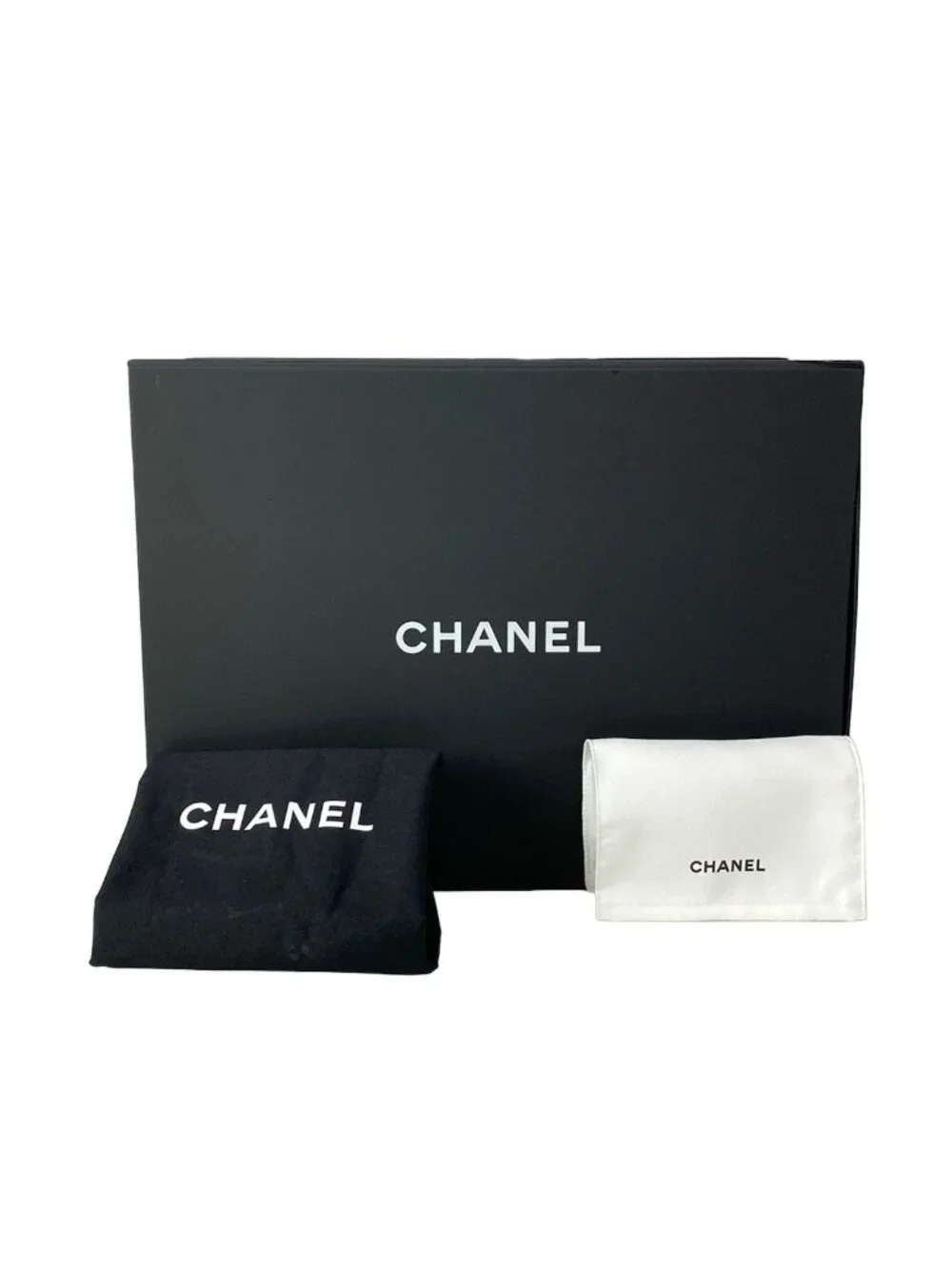 Chanel Shoulder Bag Small Flap Black Vintage Gold
